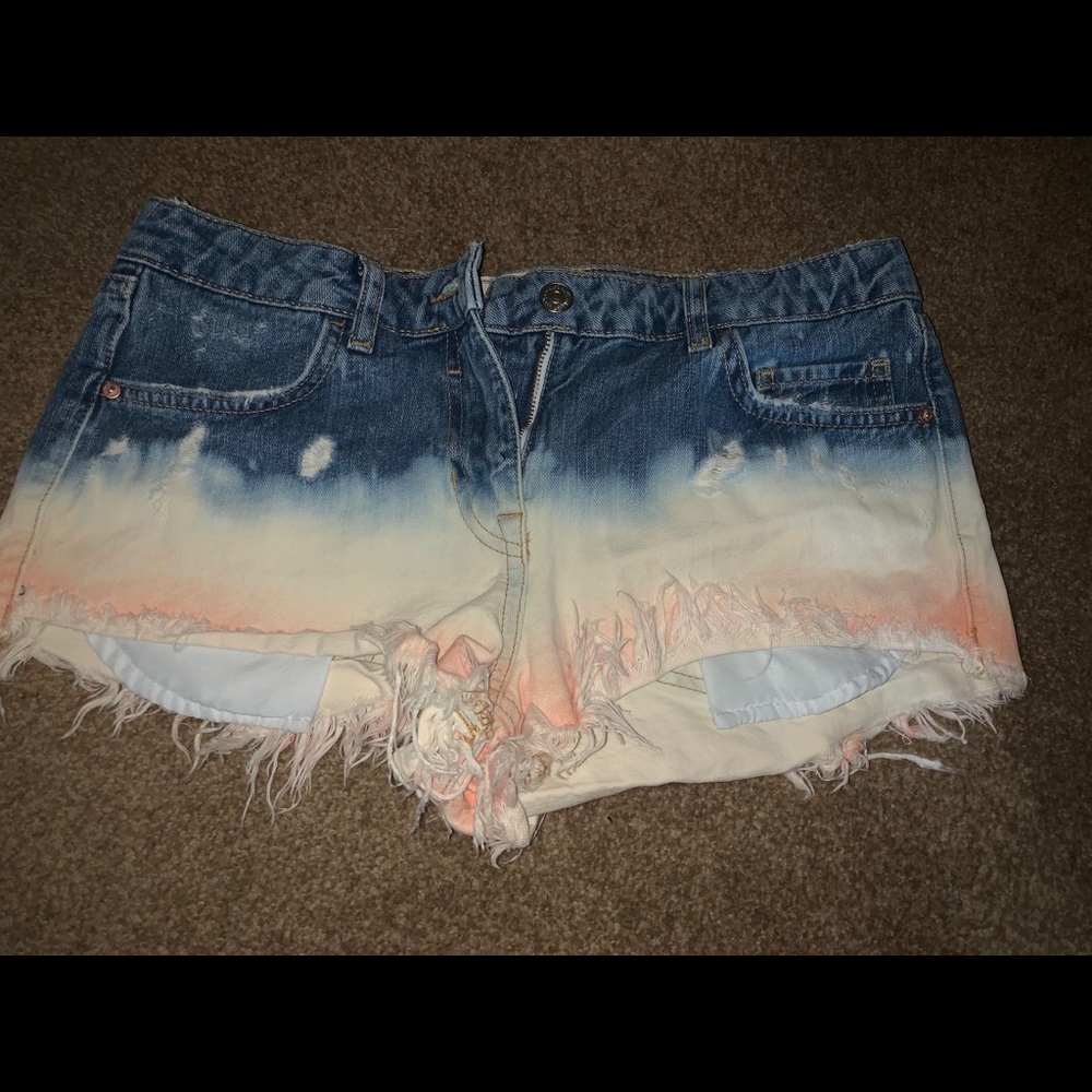 Free people jean shorts size 26